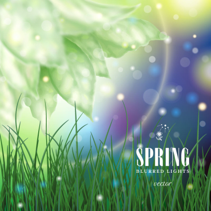 Spring Dream grass vector material

