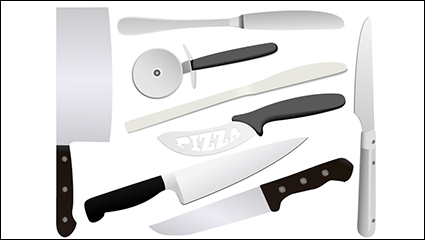 8 exquisite tool design vector material