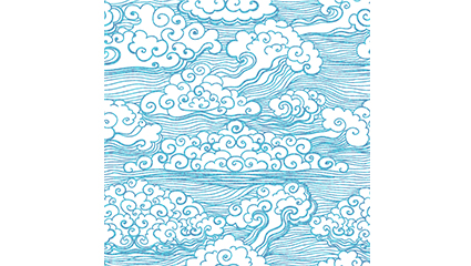 Auspicious clouds blue background vector material