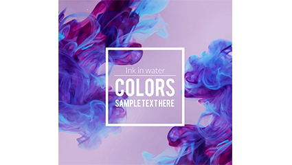 Pigment background vector material in water