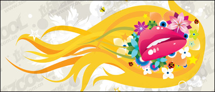 Design mouth vectors