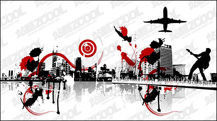 black and white illustration vector