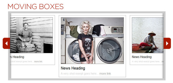Move left and right images based on jQuery code