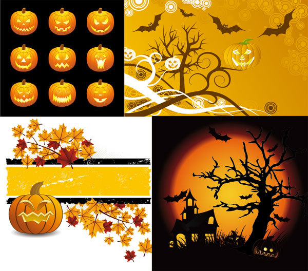 Halloween Pumpkin Vector material