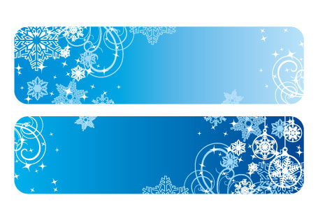 Blue Snowflake Vector 