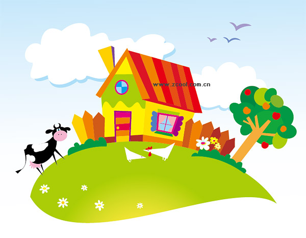 Cartoon Landscape Vector
