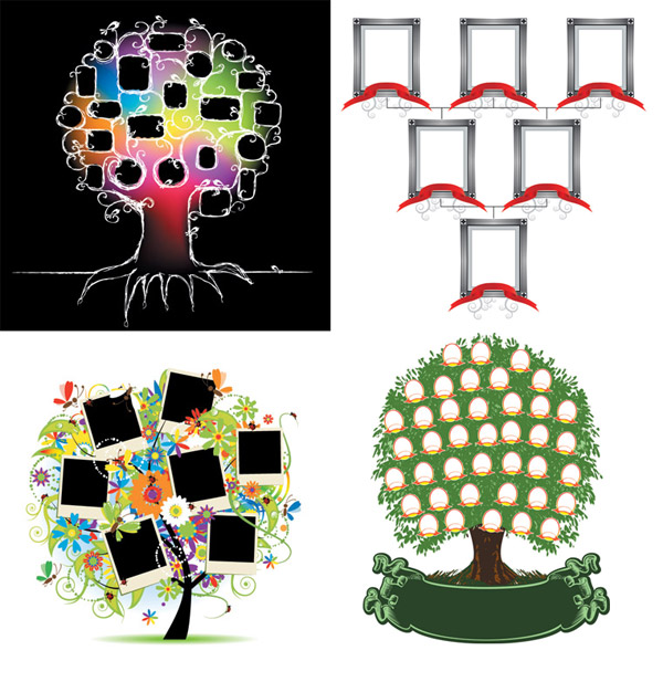 4 special tree vector material