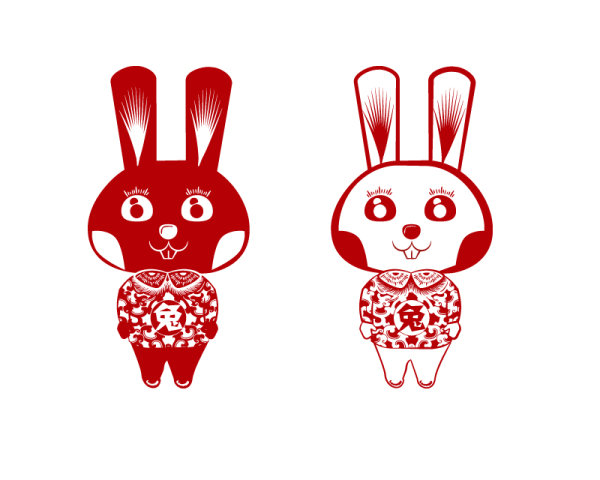 Rabbit Rabbit vector cutting