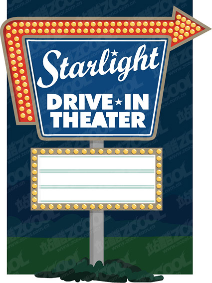 Neon signs vector material