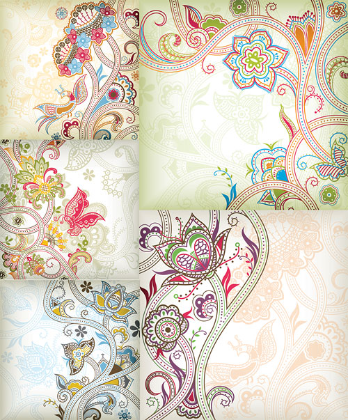Particular butterfly pattern vector