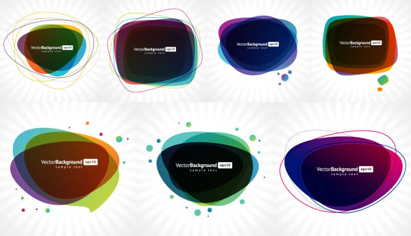 Fashion pattern vector superposition