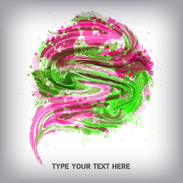 &nbsp;The dazzling of paint pigment pattern 02-- vector material