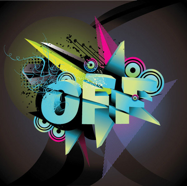 Three-dimensional character theme vector material -3