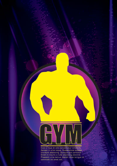 Hercules silhouette vector material -1