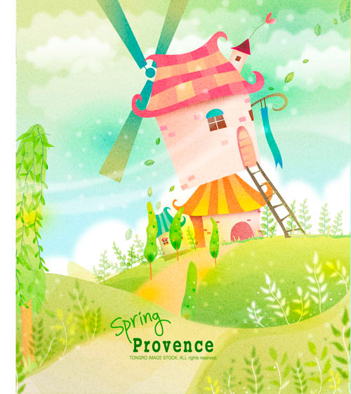 Elements of the cartoon 10 - vector