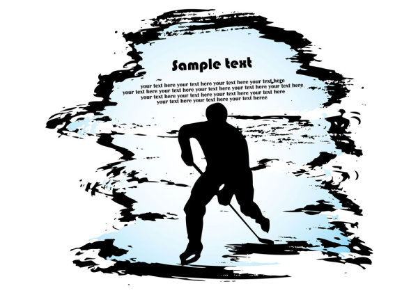 Sports silhouette 03 - vector material