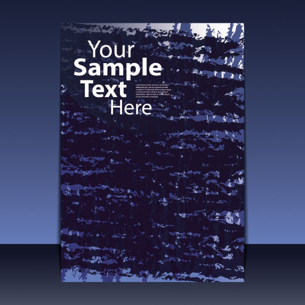 Classic book cover design 01 - vector