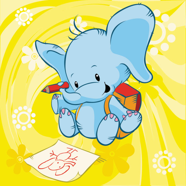 Cartoon image 05 - vector material