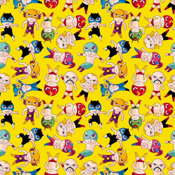 Cartoon illustrator 02 - vector material