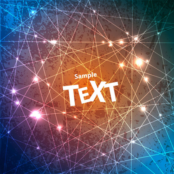 Technology flu brilliant background 01 - vector material