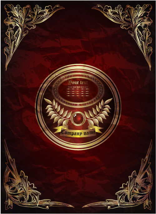 European pattern background 02 - vector material