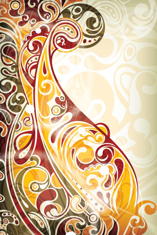 Retro pattern 01 - vector material