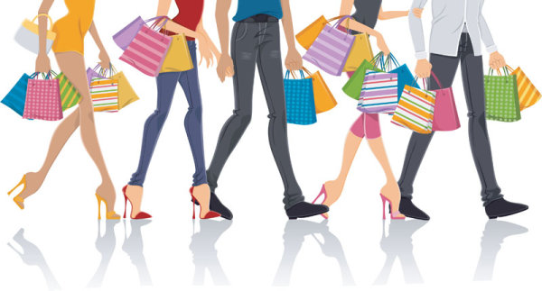 Fashion shopping 03 - vector material