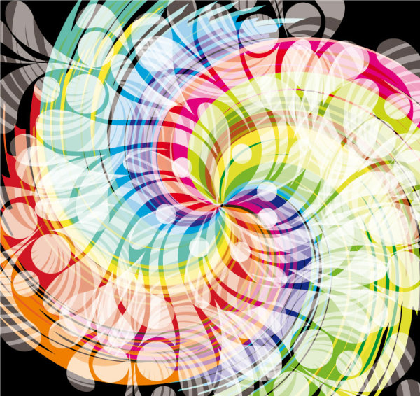 Fashion pattern background 01 - vector