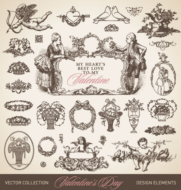 European the pattern borders - vector material