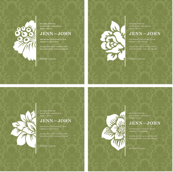 Exquisite pattern background 04 - vector material