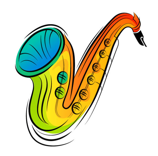 Colorful hand-painted illustrations 03 - vector material