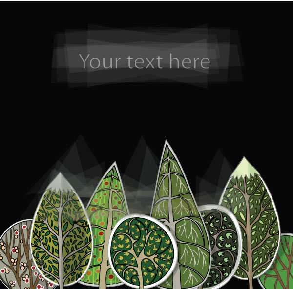 Cartoon urban theme vector material -5