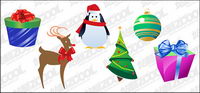 Christmas icon vector material