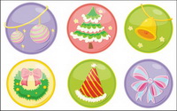 Exquisite Christmas ornaments icon