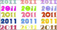 2011 digital vector material