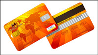Bank card fine material 03-- vector material