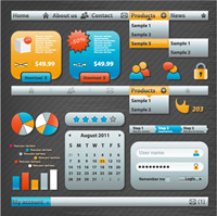 Practical Web Design Elements 04-- vector material