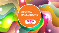 Bright trend Halo background 05 - vector material