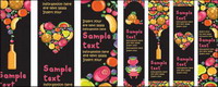 Fruit banner vector