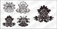 gomedia produced classical pattern vector material