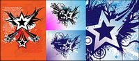Vector material elements of the theme stars-1