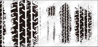Tire marks vector