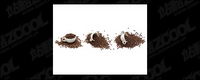 Coffee beans picture material-2