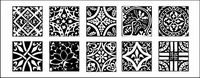 Classical Chinese tile pattern designs