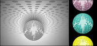 Disco laser crystal ball