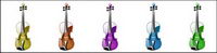 Crystal Violin series transparent PNG icon