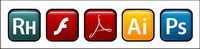 Sleek XP Adobe software format computer icon png