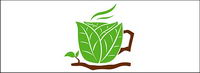 Leaves of the coffee mug
