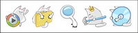 Lovely cool cat series of computer icons transparent png