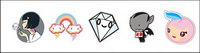 Tokidoki cute trend icon png